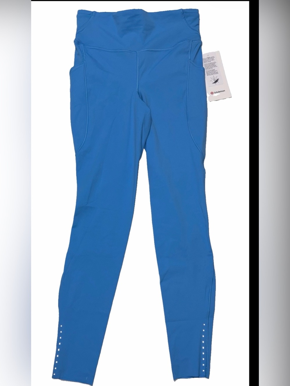 NWT•LULULEMON•SIZE 8•FAST & FREE HI RISE 28” L TIGHT•AUTHENTIC•OCEAN WAVE $128